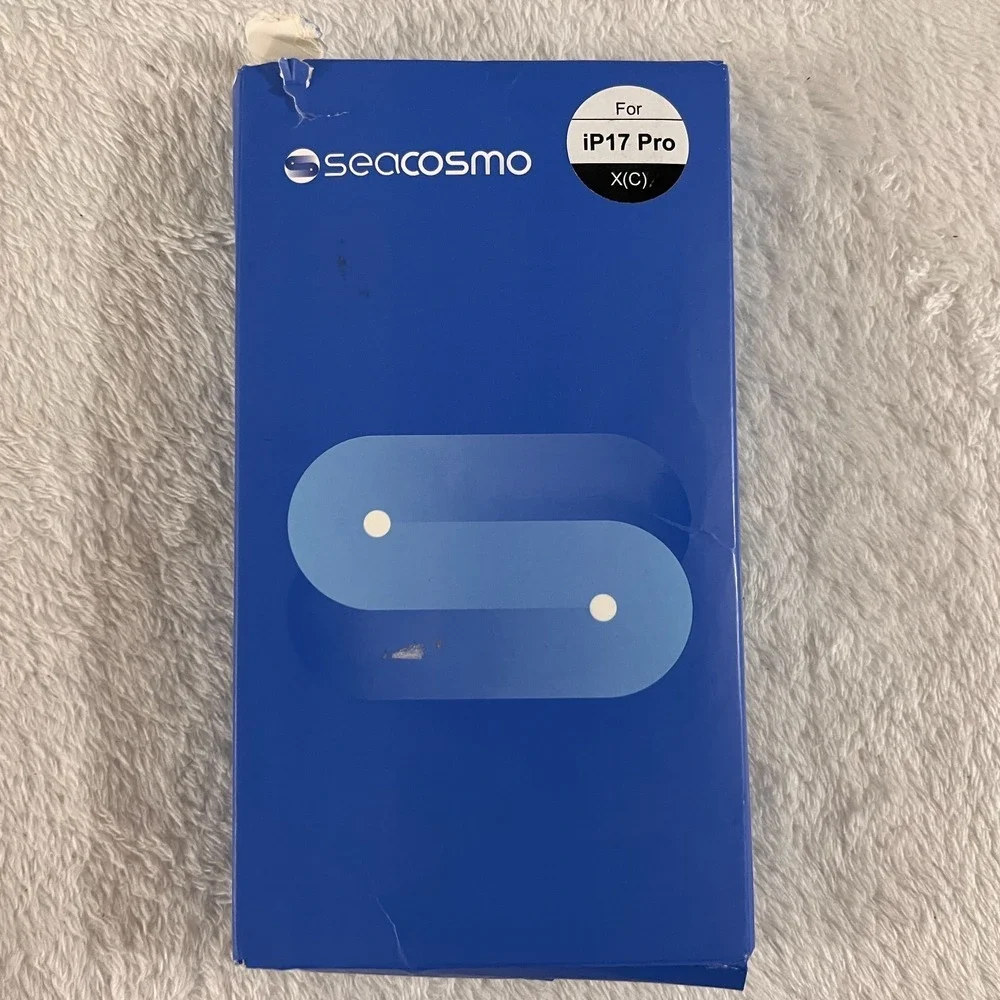 seacosmo iPhone 17 Pro Case Privacy Screen MagSafe Camera Protector Orange